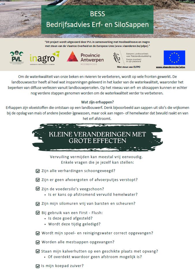 Fiche erf en silosappen